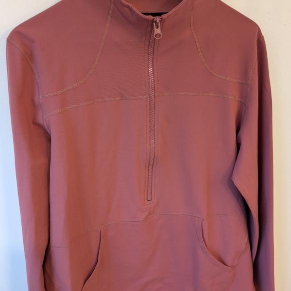 ZYIA Active Salmon Pocket 1/2 Zip Pullover Athletic Shirt XXXXL 4X - Picture 2 of 7